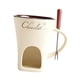 thumbnail image 3 of Taza Para Fondue, De Cerámica, Para Derretir Queso, Ideal Para Bodas Y Para Cocinar Dulces. Color Blanco., 3 of 5
