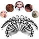 thumbnail image 2 of Juego de dilatadores para oreja de acero inoxidable, 36 unidades, 1,6 mm-10 mm, para mujer, 2 of 5