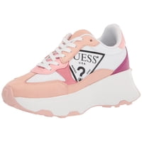 Zapatilla Guess Calebb3 Para Mujer, Blanco/Rosa, Multicolor, Talla 8.5