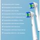thumbnail image 2 of Cabezales de repuesto para cepillo de dientes FIRIK, paquete de 16, compatibles con Oral-B, 2 of 5