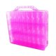 thumbnail image 1 of Estuche De Almacenamiento Para Esmalte De U?as Para Contenedor Organizador De 48 Botellas, Rosa, 1 of 5