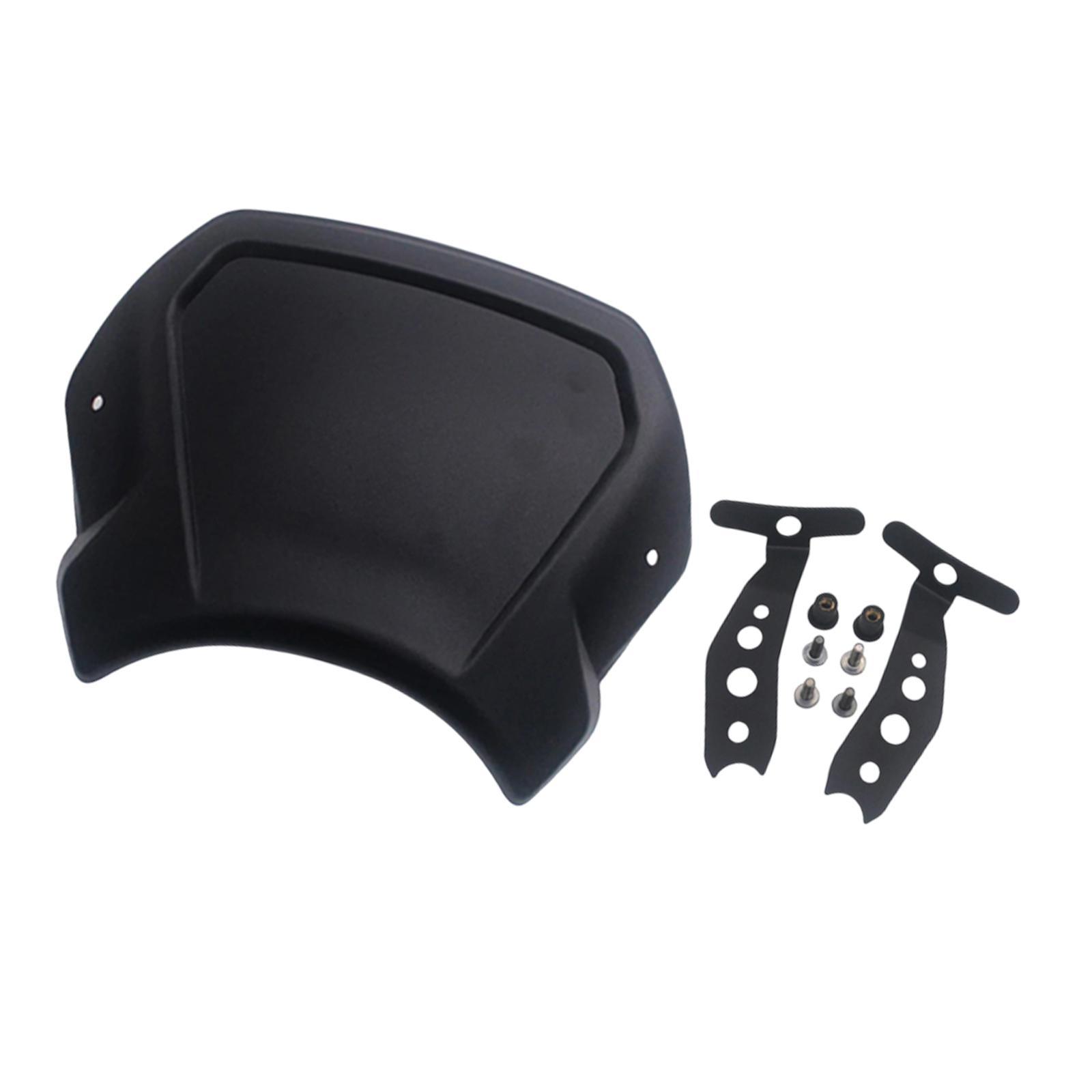 Ioensy - Parabrisas De Motocicleta Reemplaza El Parabrisas Delantero A Prueba De Viento De La Motocicleta Carenado De Parabrisas Negro