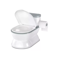 Genérico - Pelela De Aprendizaje Tipo Wc, Color Gris