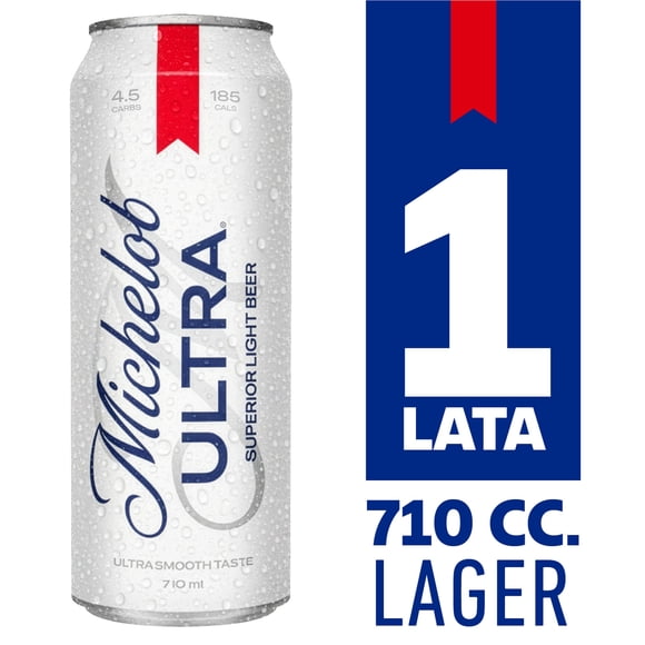 Cerveza lager lata, 710 ml
