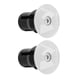 thumbnail image 3 of 2 Tapones Para Manillar De Bicicleta, Tapones Para Extremo De Barra De Bicicleta, Para Ciclismo BMX, La Mayoría De Las Marcas Plateadas M De Bicicleta, 3 of 5