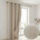 thumbnail image 3 of Cortina 100% Blackout Tipo Lino 1 Paño 220x140 Home Strike - Gris Claro, 3 of 3