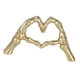 thumbnail image 5 of Figura Decorativa De Adorno De Gesto De Corazón Moderno, Gabinete De Vino De Boda Dorado, 5 of 5