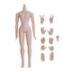 thumbnail image 2 of 12 Pulgadas Cuerpo Musculoso Juguetes Miniatura Coleccionable Desmontable Hombro Estrecho Hombre Blanco, 2 of 5
