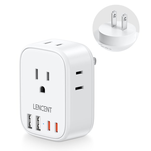 Adaptador de enchufe LENCENT EE. UU. a Japón 2/3 clavijas