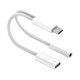 thumbnail image 1 of Adaptador USB‑C Verbstel 2‑en‑1 3,5 mm + PD 60 W (2 unidades), 1 of 8