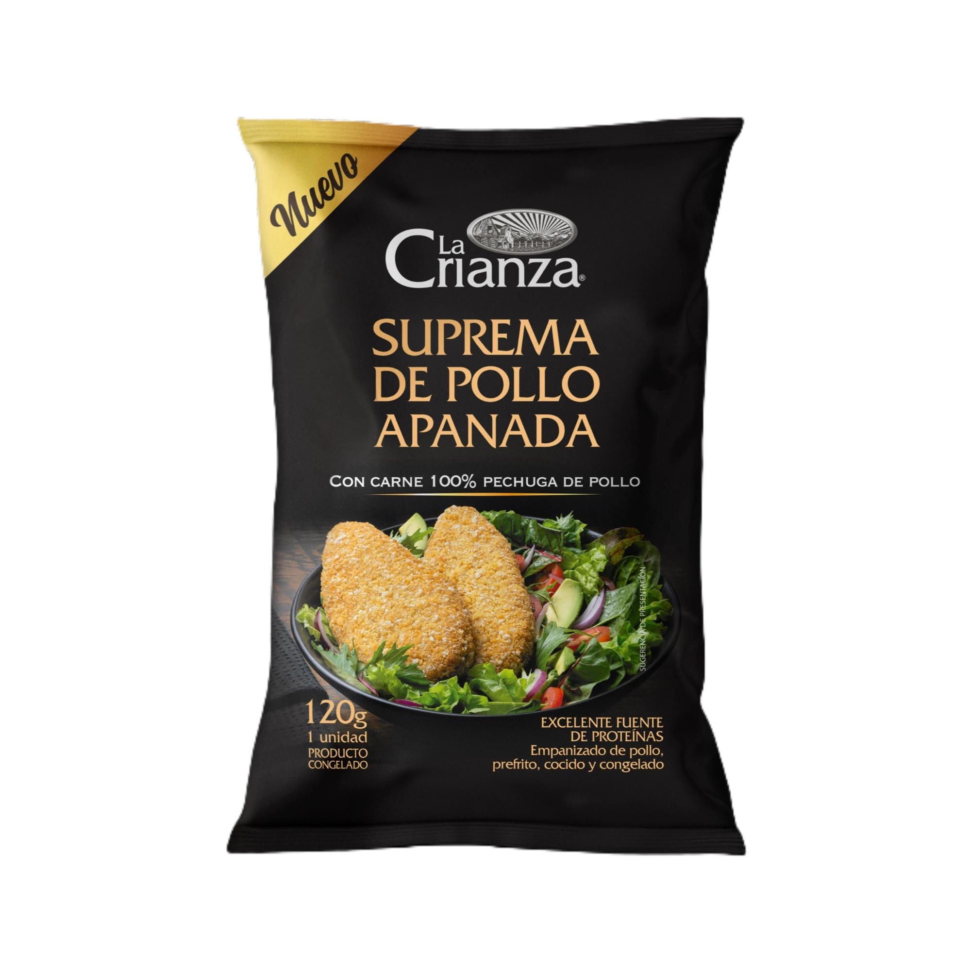 Pechuga Pollo Apanada 120 g La Crianza