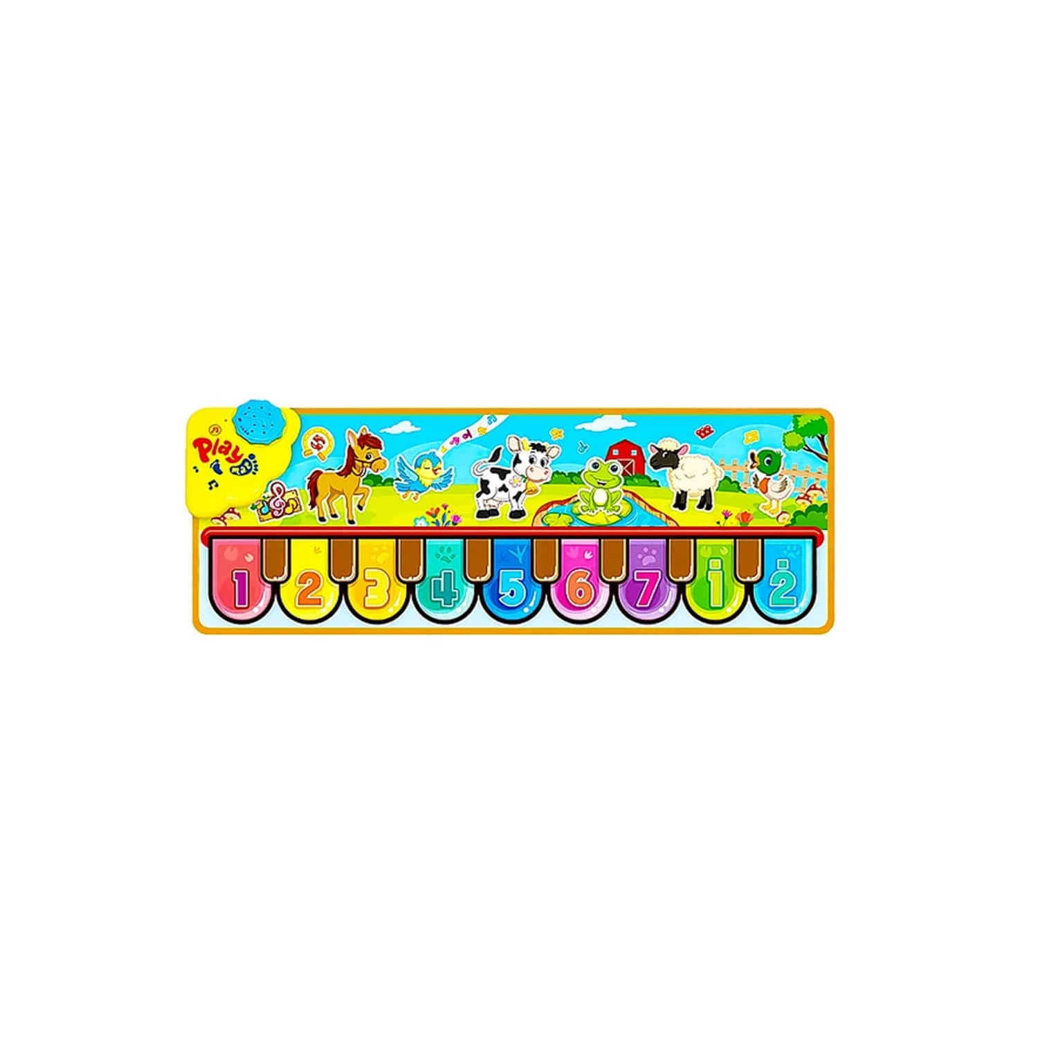 Importclick - Alfombra Musical Piano Infantil Batería 85x30 Cm