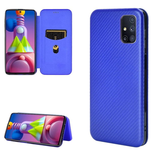 Funda Flip para FOXDOCK Samsung Galaxy M51 - Funda magnética de negocios, funda protectora delgada