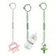 thumbnail image 3 of Baby Teether Toy Harness - 3/5pcs Silicone Adjustable Baby Pacifier Clips, Toddler Bottle Harness For Stroller, Car Seat, Hanging Basket, Crib, Bouncer, BPA Free, 3 of 4