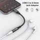 thumbnail image 2 of Adaptador USB‑C a jack de 3,5 mm MOSWAG Hi‑Fi 12 cm de nylon, 2 of 6