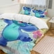 thumbnail image 2 of Colorful Stitch 3 Pieces Duvet Cover Set Full Size Super Soft Fade Resistant Microfiber, 2 of 4