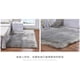 thumbnail image 2 of Xiao Hua Alfombra gris de piel sintética de 60 x 180 cm, lavable, ultrasuave y afelpada, moderna, mullida y antideslizante, ideal para la decoración de salas de estar y dormitorios. 1 unidad., 2 of 3