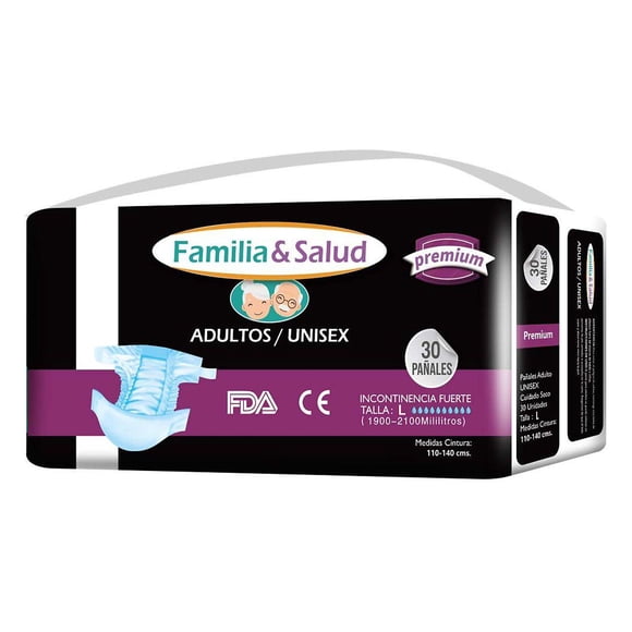 Pañal Adultos Premium L – Pack 60 Unidades
