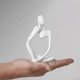 thumbnail image 3 of Escultura Decorativa BrownLove 3 Pensadores Blanco 12 cm, 3 of 3