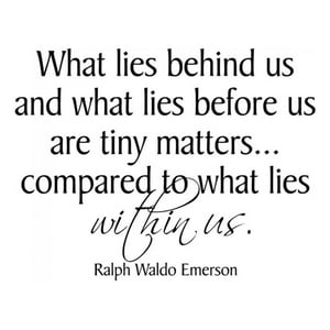 Rienda Libre Graphics - Decomural What Lies In Us Ralph Waldo Emerson Ws-15083