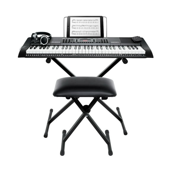 Pack Teclado+Sillín+Atril Y Micrófono Harmony 61 MK3 Alesis