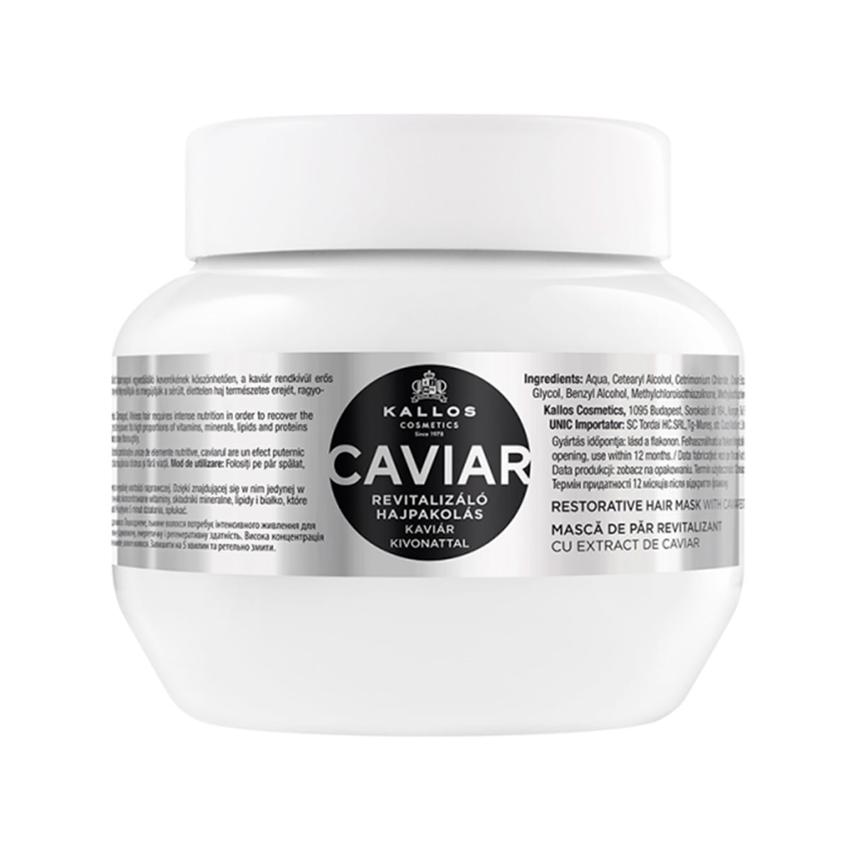 Kallos - - Máscara Con Extracto De Caviar Restructurante 275ml