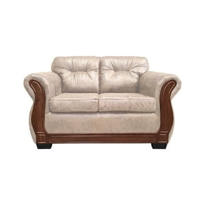 América Decora - Sofá Con Resorte Estructural 2 Personas Taurus Envejecido Beige X