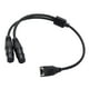 thumbnail image 4 of Cable Adaptador Doble XLR De 3 Pines Hembra A RJ45 De 0,5 M De Largo, Cable De Audio De Repuesto, 4 of 5