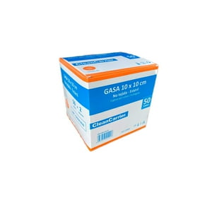 Cleancarrier - Gasa Estéril 10X10, No Tejida 4 (50 Unidades)