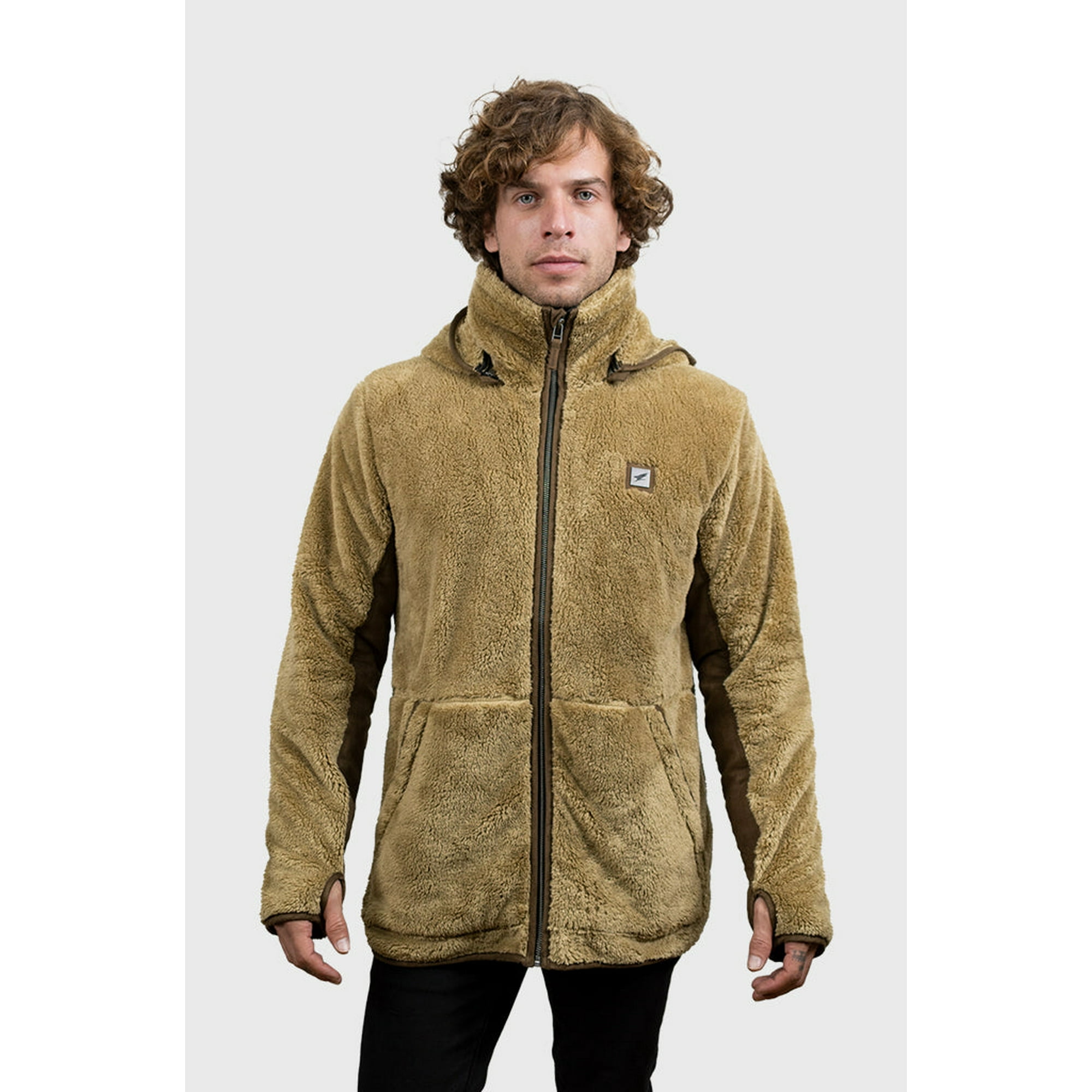 Chaqueta Shaggy Lander V2 Café Claro Hombre Falcone