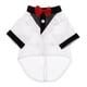 thumbnail image 1 of Ropa Para Perros Pequeños Para Mascotas, Traje Elegante Para Cachorros, Traje De Pajarita, Camisa De Boda Blanca S, 1 of 5