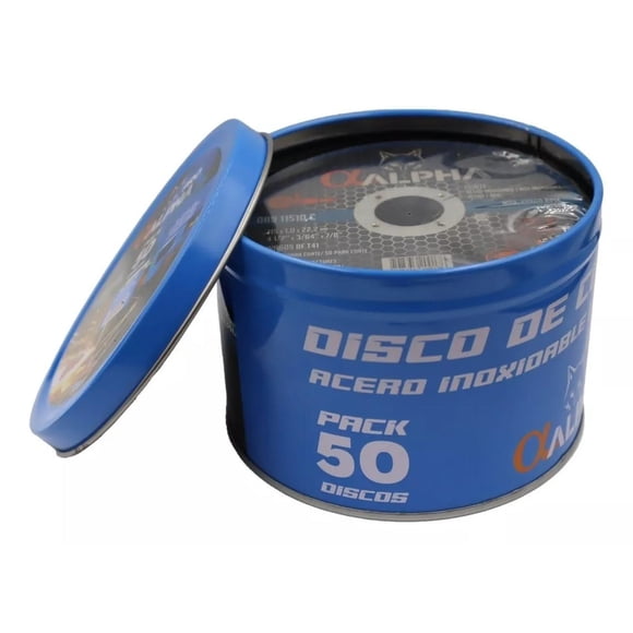 Pack 50 Discos de Corte 4 1/2''x 1mm - Alpha Pro