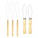 thumbnail image 2 of Mango De Madera Enhebrador Bucle Turner Gancho 1 Juego De Accesorios Reutilizable Beads Loader Set C, 2 of 5
