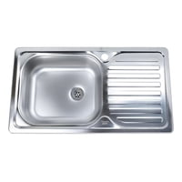 Taumm - Lavaplatos Simple Empotrado 80X44 Cm Secador Derecho