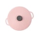 thumbnail image 1 of Tapa De Olla De Silicona Resistente Al Calor Con Asa Para Platos De Almacenamiento De Alimentos Tazas Rosa 15,3 Cm, 1 of 5