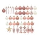 thumbnail image 1 of Juego De 40 Adornos De Bolas De Navidad Oro Rosa, 1 of 3