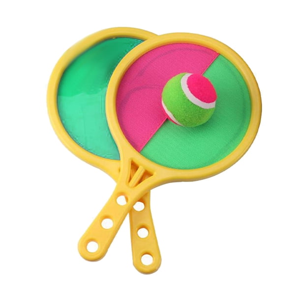 Durable Paddle Balls Game Raqueta Set, Beach Toys Toss Balls Toy Juego ligero al aire libre para niños pequeños, niñas, niños, regalo de c