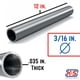 thumbnail image 4 of Tubo redondo de aluminio K&S de 4,8 mm de diámetro exterior x 0,9 mm de pared x 30 cm, 4 of 5