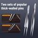 thumbnail image 3 of Juego de pinzas Stedi Precision Thickened Ultra Precision Steel, 3 of 7