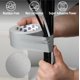 thumbnail image 5 of Gaffers Tape Bates, paquete de 2 unidades, 2 pulgadas x 21 m, recubiertas de polietileno gris, 5 of 7