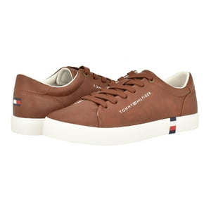 Zapatilla Tommy Hilfiger Ramoso Para Hombre Cognac 210 Marrón