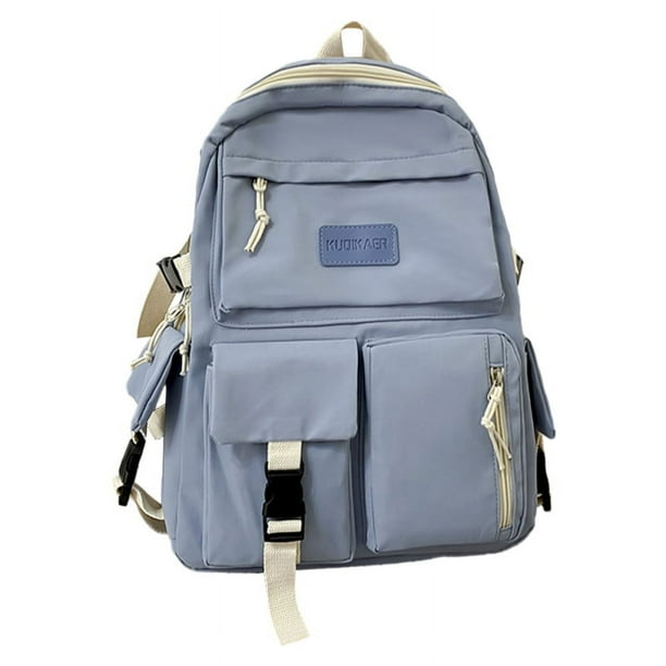 New Kids Backpacks Solid Soft Large capacity Canvas School Bag for Middle and High School Students Boy Girls Book Bag