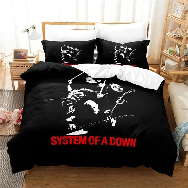 System Of A Down Bedding Set Boys Girls Twin Queen King Size Duvet Cover Pillowcase Bed boys Teen AdultsBed Sheets