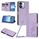 thumbnail image 1 of Funda Cartera Trébol para Xiaomi Redmi Note 17 4G con Ranuras Tarjetas y Carga Inalámbrica Morado claro, 1 of 6