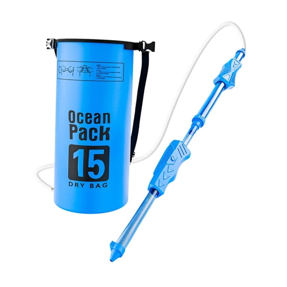 Mochila De Agua Para Niños Y Niñas, Juguete Para Climas Cálidos, Gran Capacidad, Color Azul