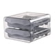 thumbnail image 5 of Cocina Frigorífico Huevera 32 Rejilla Doble Capa Tipo Cajón Apilable Gris, 5 of 5