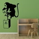 thumbnail image 2 of Decomural Banksy Dynamite Monkey - Animals WS-32499, 2 of 2
