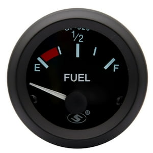 Auto Gauge - Marcador Nivel Combustible Elec 24V 52Mm E12F 24033 Ohms Negro