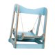 thumbnail image 1 of Gato Hamaca Cama Tumbona Cuerda Para Rascar Mascota Colgando Columpio Para Conejo Gatito Azul, 1 of 5