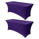 thumbnail image 1 of Mantel Obstal Spandex rectangular de 6 pies, color morado oscuro, paquete de 2, 1 of 3